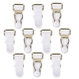 Maxbell 30pcs Men's Garter Belt Clips Hooks Grips Black and White