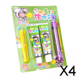 Maxbell 4xColorful Plastic Bubbles Unbreakable Interesting for party Outside