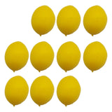 Maxbell 10x Mini Artificial Lemon Lifelike Fruit Model for Cabinet Kids Toys Bedroom