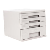 Maxbell 4 Drawer Storage Organizer Bedroom Black Garage Desktop File Storage Cabinet gray