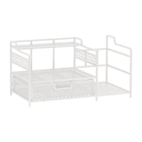 Maxbell Desktop Organizer Simple Mesh File Holder for Dorm Room Countertop Apartment White