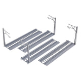 Maxbell Train Track Rail Model Building Station Platform for HO Scale