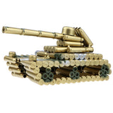 Maxbell Metal  Shell Artillery + Tank Model Metalwork Home Decor Collectibles