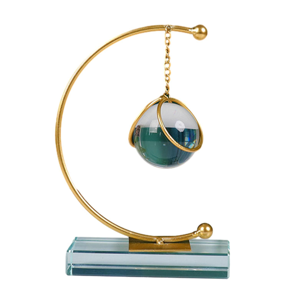 Maxbell Sphere Statue Modern Collection Desktop Ornament for Shelf Bedroom Bookshelf Style A