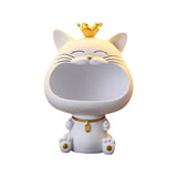 Maxbell Maxbell Cat Figurine Home Decor Statue Crafts Key Storage Box