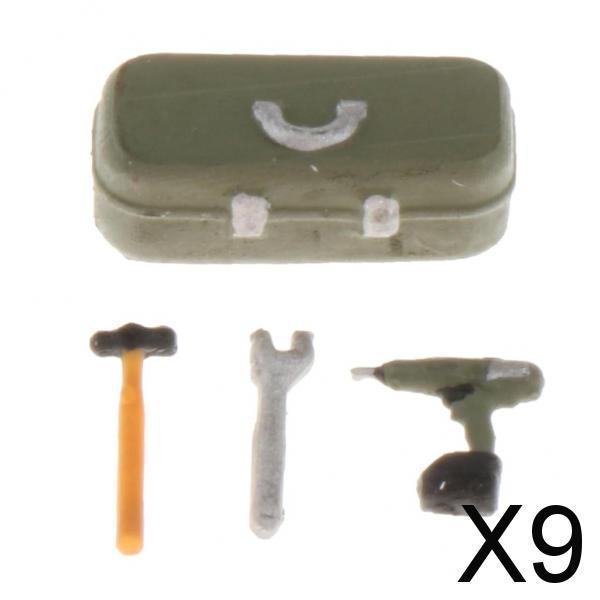 9x1/64 Doll Scenario Figures Plastic Repairman Figurine Doll Layout Scenery Style5