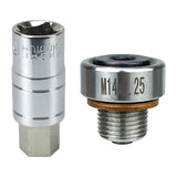 Maxbell Repair Screw for Oil Pan Anti Leakage Self Tapping Oil Pan Thread Repair Kit M14 1.25