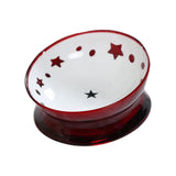 Maxbell Maxbell Raised Pet Feeder Water Bowls Treat Dispenser Elevated Dog Cat Food Bowl Red