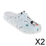 Maxbell 2xClog Mules Slipper Nursing Summer Beach Sandals Women Nurse Shoes 36 37