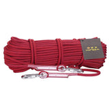 Maxbell Outdoor Safety Rope Climbing Rappelling Rescue Escape Equipment 10m Red