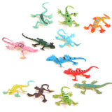 Maxbell 24x Plastic Reptile Animal Lizard Gecko/Snake Model Figurines Kids Education Toy