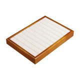 Maxbell Jewelry Display Tray Pendants Bracelets Display Case for Drawer Counter Home Ring Slots