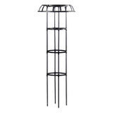 Maxbell Garden Trellis Tools Black Plant Support Trellis for Vines Cucumbers Flowers 135x50cm