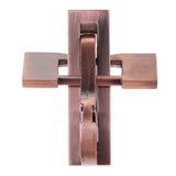 Maxbell 5pcs Chinese Lock Puzzle Metal Brain Teaser IQ Test Toys for Adults Children