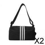 Maxbell 2xWomen Shoulder Bag Fashionable Hobo Crossbody Bag for Camping Hiking Outdoor black