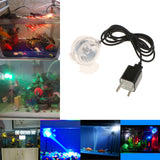 Maxbell Maxbell Fish Tank Amphibious Submersible Mini LED Spotlight Lamp EU Plug Red