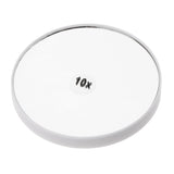 Maxbell Maxbell Travel Wall Suction Mirror 10x Magnifying for Makeup Cosmetic Bedroom Mirror White