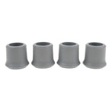 Maxbell Maxbell 4 Pieces Trekking Pole Caps Walking Stick Ferrules Non-slip Foot Cover 22mm