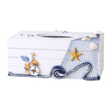 Maxbell Tissue Paper Box Cover Countertop Stylish Facial Tissue Storage Box Bathroom Seagull