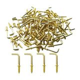 Maxbell 100x Right Angle Hooks Easy to Use Screw in Hooks for Hanging Outdoor Indoor 3.6mmx42mmx15mm