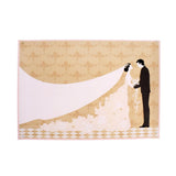 Maxbell 35x50cm Wedding Guest Book Bridal Veil Fingerprint Canvas Painting Keepsake - Aladdin Shoppers