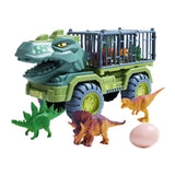 4 Set Dinosaurs Transport Car Cars Toys Playset for Boys Girls Collectibles
