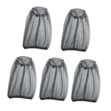 Maxbell 5 Pieces Head Net Cover Fishing Cap for Fishing Adventure Outdoor Activities Light Gray