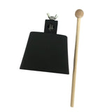 Maxbell Metal Cowbell with Stick Music Cowbell for Drum Set Celebration Sport Events 4inch