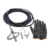 Maxbell Drain Cleaner with Gloves Metall Drain Opener for Shower Sink Bathroom Basin 3M