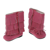 Maxbell Fashion Fuchsia Boots Shoes for Girl Doll