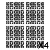 Maxbell 4x120 Pieces Keyboard Switch Pads Parts Universal for Hot Swappable Keyboard Style B PE