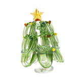 Maxbell Christmas Tree Figurine Sculpture Christmas Decoration for Home Office Party Style D