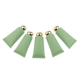 Maxbell Maxbell 5 Pieces Empty Tube Bottles for Cream Lotion Facial Cleanser Green Gold