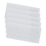 Maxbell Maxbell 50 Pieces Frosted Zipper Bags Slider Zip Bags for Socks Cosmetics Travel 30cmx40cm