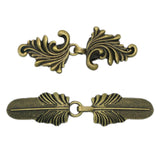 Maxbell Maxbell 2x Cardigan Clips for Women Cloak Clasp Fasteners Retro Design Sweater Clips Bronze