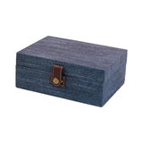 Maxbell Storage Box Portable for Villa Decoration Model Room Decoration Home Storage Large Cyan