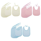 Maxbell 15 Pcs Adult Disability Bib Mealtime Cloth Protector Apron Waterproof