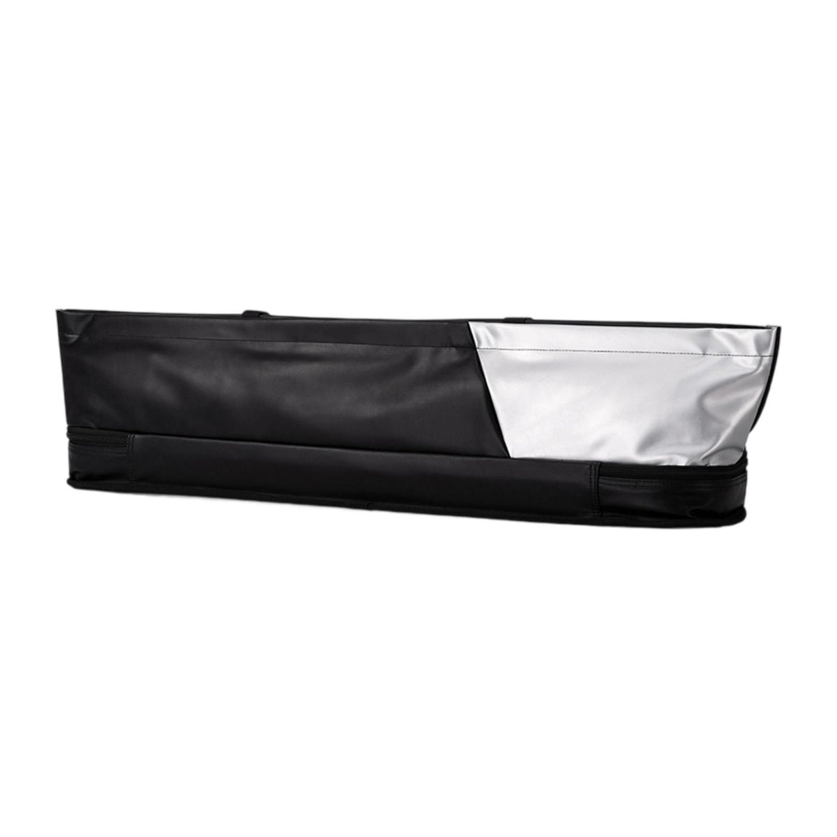 Maxbell Pool Cue Cases 1/2 Jointed Cue Cases PU Leather 3x4 Soft Pool Cue Cases 85cm Black Gray