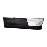 Maxbell Pool Cue Cases 1/2 Jointed Cue Cases PU Leather 3x4 Soft Pool Cue Cases 85cm Black Gray
