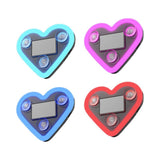 Solar Heart light-emitting diode Car Mood Light, Glowing Triangle Panel Decoration 4 Colors 4 pcs