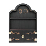 Maxbell Wood Display Shelf Storage Holder Decorative Holder for Nursery Bedroom Home Sun Moon
