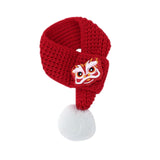 Cat Knit Scarf, Dog Scarf Neck Warmer Bandana Pet Scarf for New Year Festive S - Aladdin Shoppers