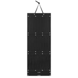 Hair Accessory Organizer Ribbons Hair Clips Hanger for Collection Organizing Black 104cmx38cm
