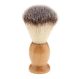 Men Beards Moustache Shaving Brush Bowl Stand Holder Set Kit Alloy + Wood
