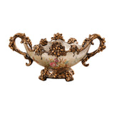 Maxbell Pedestal Fruit Plate Decorative Food Storage Dish with Base for Kitchen Home argent