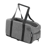 Maxbell Portable Car Console Dog Seat with Adjustable Straps for Small Dogs and Cats with Handle
