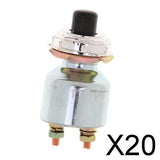 Maxbell 20x12V Car Truck Engine Start Push Button Switch Ignition Starter Kit K260