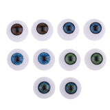 Maxbell 5 Pairs Acrylic Eyeballs Eyes for Newborn Baby Doll BJD Doll Accs DIY 22mm - Aladdin Shoppers