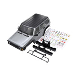 Maxbell RC Car Body Shell Sturdy with Front Rear Bumper for 1:18 RC Hobby Car Trucks Gray