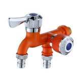 Maxbell Water Faucet for Washing Machine Laundry Faucet for Laundry Room Pool Garden Orange